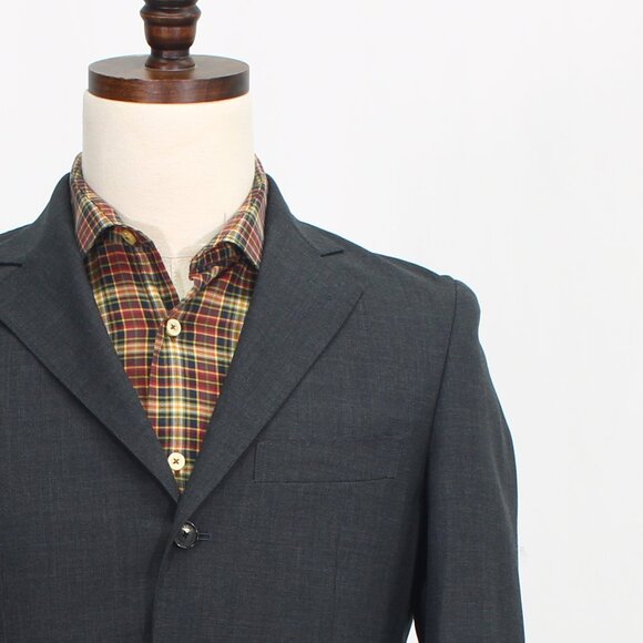 Urban Research Doors 36S Gray Blazer Sport Coat Jacket 3-Button Solid T928 - Picture 5 of 11